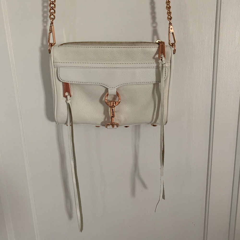Rebecca Minkoff Crossbody Bag Rose Gold strap